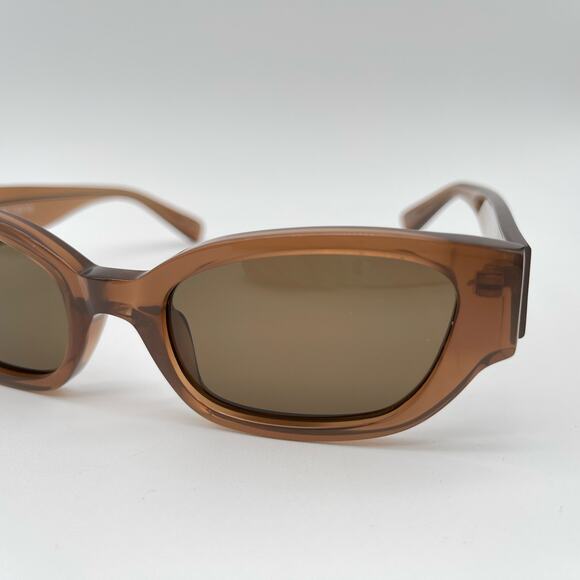 Magda Butrym | Cat Eye Sunglasses in Brown Silver & Brown *AS IS* main image 4